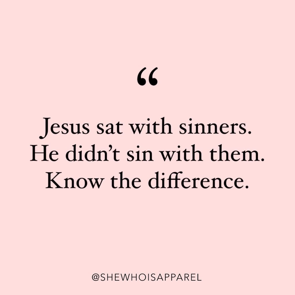 What does it look like to sit with sinners?