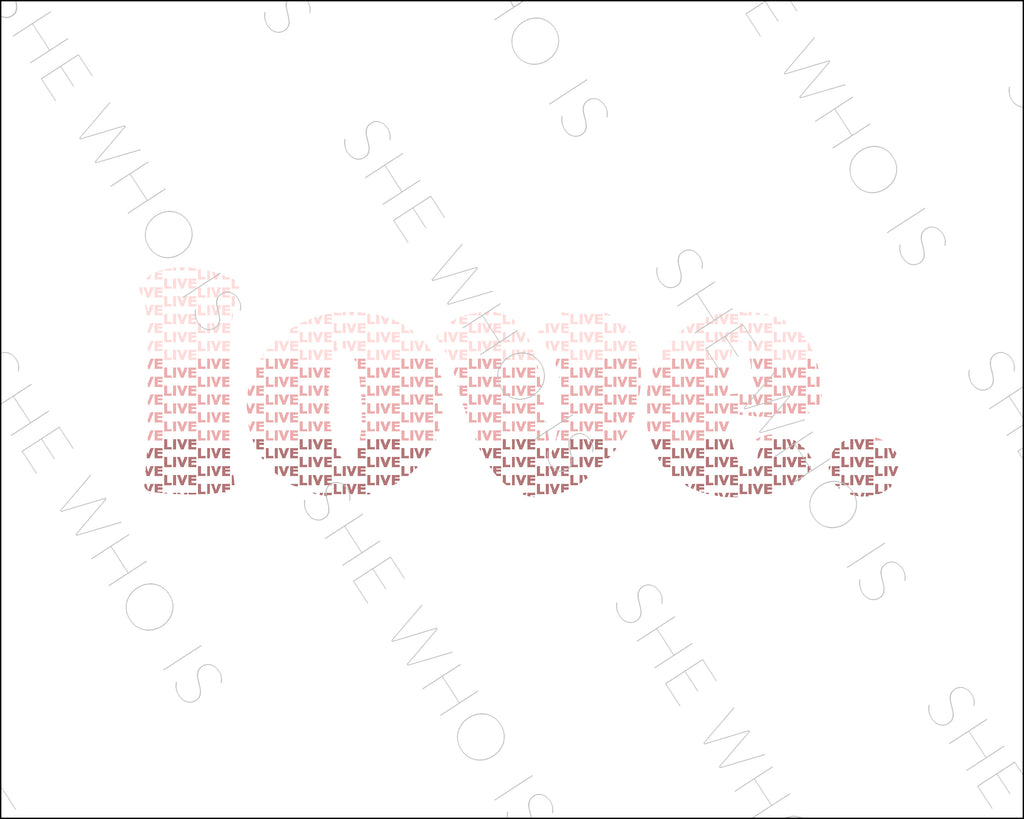 Love Print Digital Download