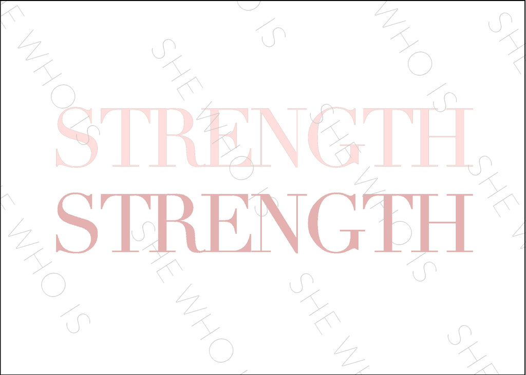 Strength Print Digital Download
