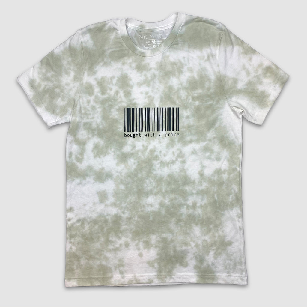Bought With A Price tie dye tee