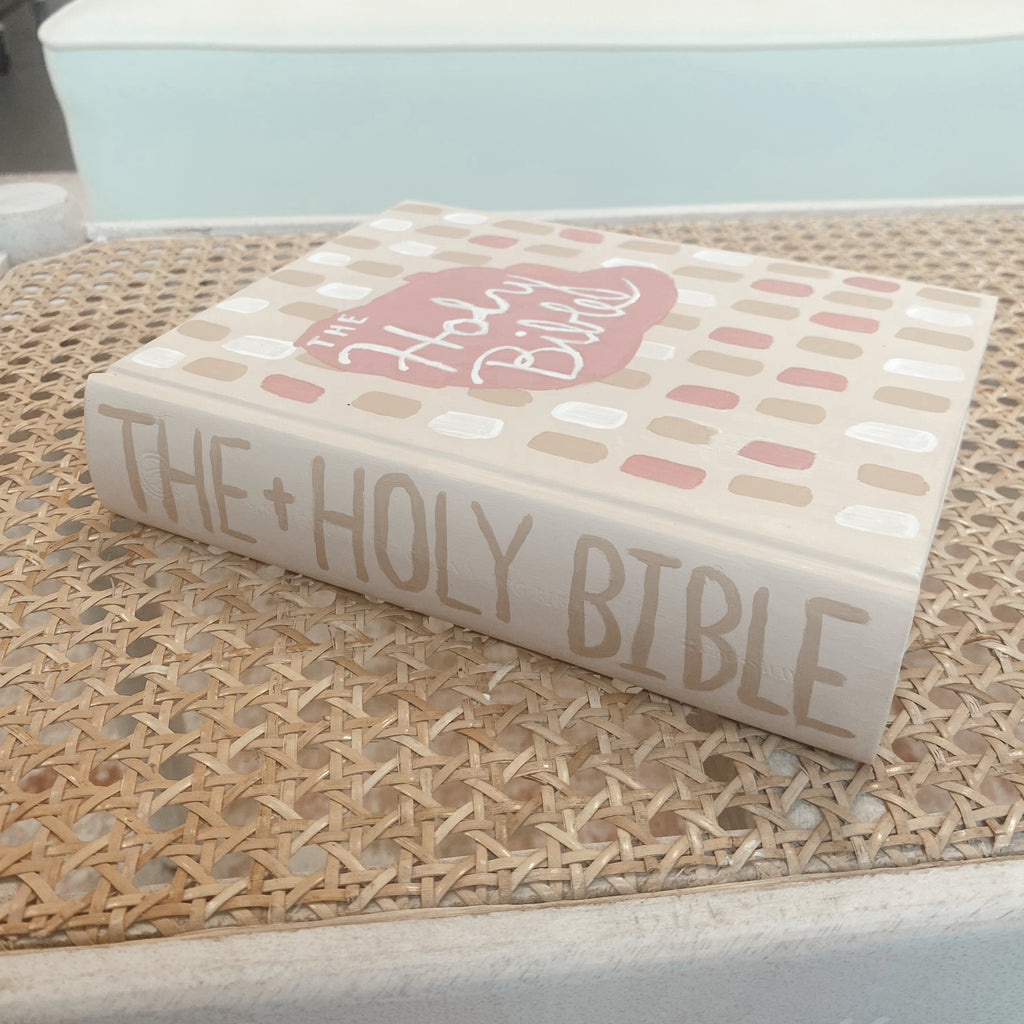 Boho Hand Painted Bible