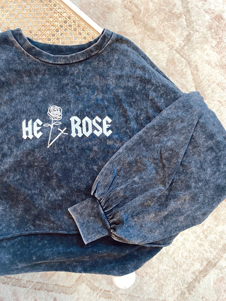 HE ROSE Mineral Washed tee